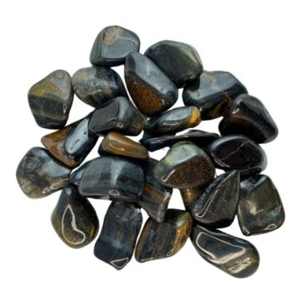 Tumble Tigers Eye Blue